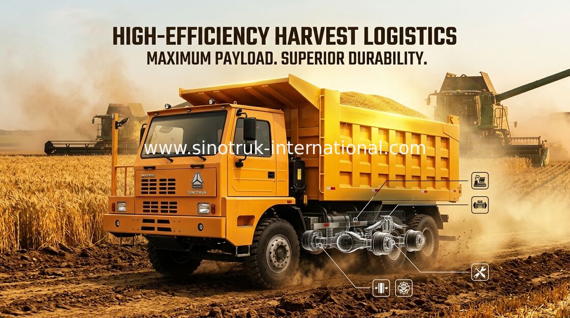 Mining Industry Tipper Dump Truck 6X4 LHD Euro 2 70 Tons BV / IFA Certification