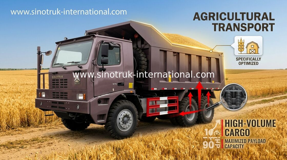 HOWO Tipper Truck / 70 T SINOTRUK HOWO Dump Truck For Mining ZZ5707V3840CJ