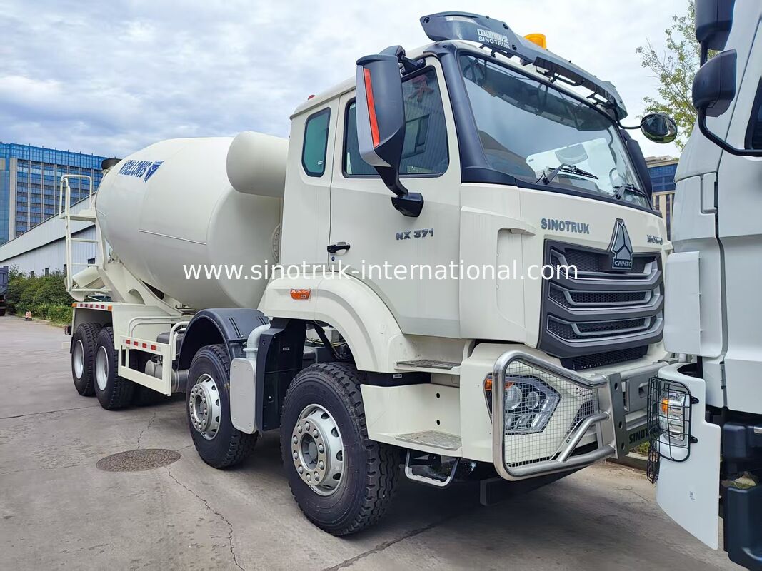 Heavy Duty 8×4 HOWO 14 Cubic Meter Concrete Mixer Truck | 371HP | Dual MCX16ZG Rear Axles + Dual VGD95 Front Axles