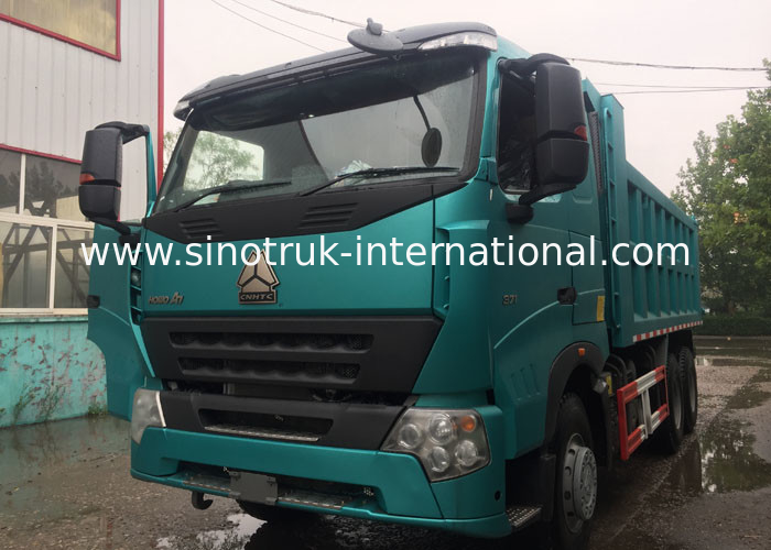 SINOTRUK HOWO A7 Tipper Dump Truck For Construction 30 - 40 Tons RHD 10 Wheels
