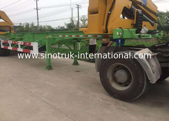 Side Lifter 3 Axles Truck Mounted Crane 20ft 40ft FUWA Brand Tri Axle