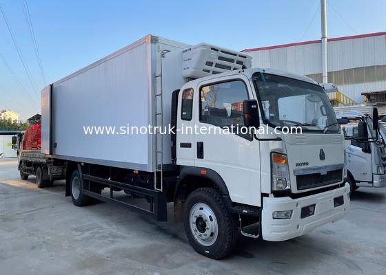 SINOTRUK HOWO 4×2 5-10 Ton Refrigerated Truck 140HP RHD