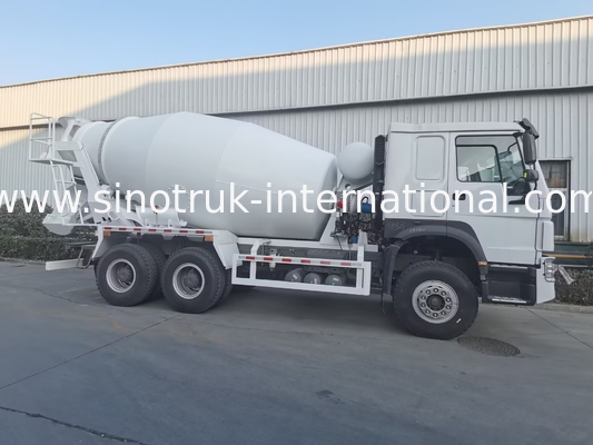 Sinotruk Howo Concrete Mixer Truck 380HP 6-10CBM 6 X 4 Euro 2 Mixing Plant RHD