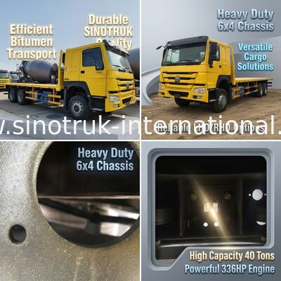 LHD RHD ZZ1257N4641W 40 Tons 266HP Cargo Truck