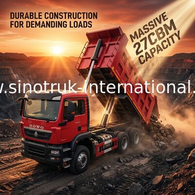 SINOTRUK 6*4 Tipper Truck for Euro 2 Emission Standard and Heavy-Duty Transportation