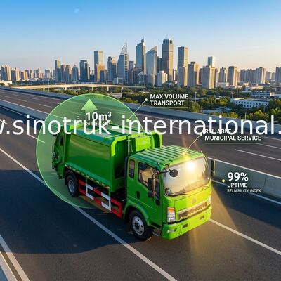 SINOTRUK HOWO Compressed Compactor Garbage Collection Truck 4×2 LHD