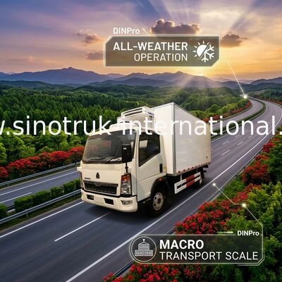 Light Refrigerated Trucks And Vans , Environmental Reefer Box Truck