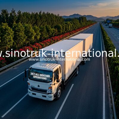 SINOTRUK HOWO 4×2 5-10 Ton Refrigerated Truck 140HP RHD