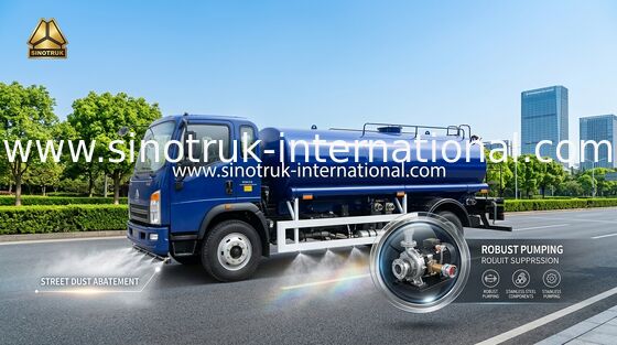 HOWO 4x2 Water Tank Truck with 140HP Power & 10CBM Capacity – Agile & Efficient