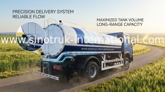 HOWO SINOTRUK Water Tank Truck 300HP Tank Transport