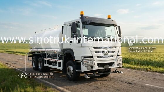 4650 1350mm Wheelbase Water Tank Truck with VGD95 Front Axle Performance and Capacity