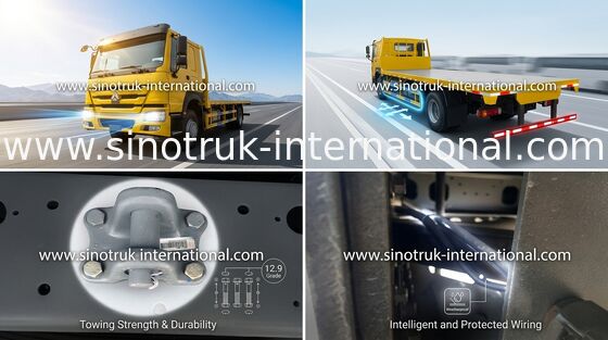 SINOTRUK HOWO ZZ1257S4641W 371HP Flat Bed Cargo Truck