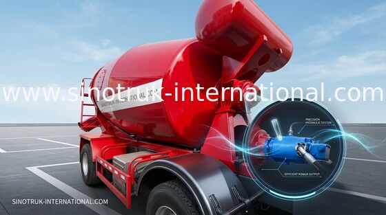 LHD 8X4 SINOTRUK HOWO Concrete Mixer Truck 371HP