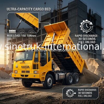 Versatile Heavy-Duty Hauler with Cargo Box Dimension 5800*3200*1800mm and Truck Cabin HW7D