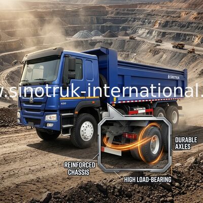 RHD 8×4 12wheels ZZ3317V3847B1R High Horsepower Lowfuel Consumption380HP Blue  HOWO Tipper Truck