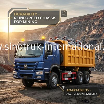 SINOTRUK HOWO Tipper Dump Truck LHD 6×4 400HP