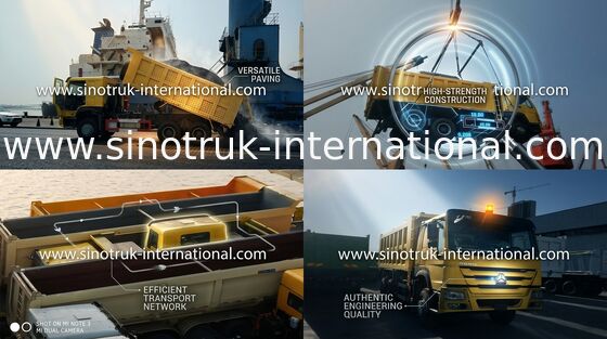 RHD Large Capacity Tipper Dump Truck With Electronic Management System