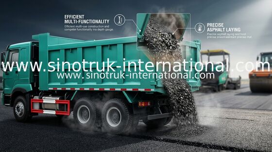 30-40 Tons RHD 10 Wheels Tipper Dump Truck SINOTRUK HOWO A7 For Construction