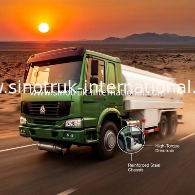 SINOTRUK HOWO 16-20CBM Fuel Tanker Truck 6X4 LHD 290HP Euro2 Oil Tank Truck