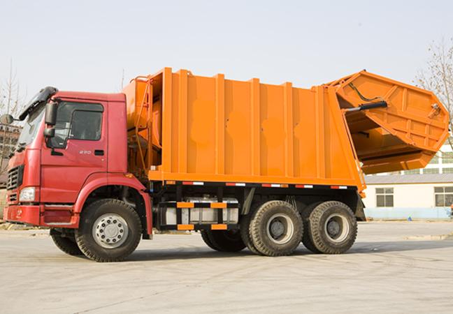 High Performance Garbage Collection Truck , Solid Waste Management Trucks
