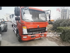 SINOTRUK HOWO 4X2 6 wheels Oil Tank Truck 5-6CBM Single bin with flowmeter