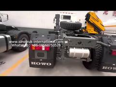  SINOTRUK HOWO Ghost Face cab Tractor Truck  6X6 Euro 2  430 HP Military bumper White For You