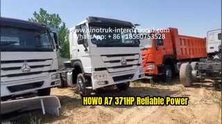 Used HOWO A7 6x4 Tractor Truck Review 371HP Heavy Duty Power