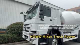 HOWO 371HP Mixer Truck Heavy Duty Concrete Delivery