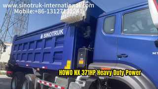 HOWO NX 380HP Dump Truck Heavy Duty Performance