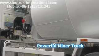 371HP Sinotruk Howo Concrete Mixer Truck 10-20CBM