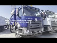 SINOTRUK HOWO N7 Tipper Dump Truck 6X4 A Warning Light With A Tarpaulin