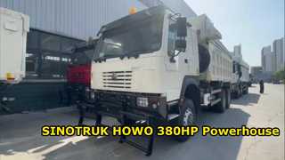 SINOTRUK HOWO 380HP Tipper Truck Heavy Duty Performance