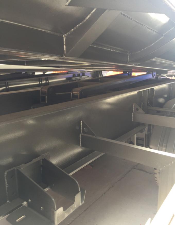 Heavy Equipment Semi Trailer Storage Boxes , Hydraulic Semi Flatbed Trailers